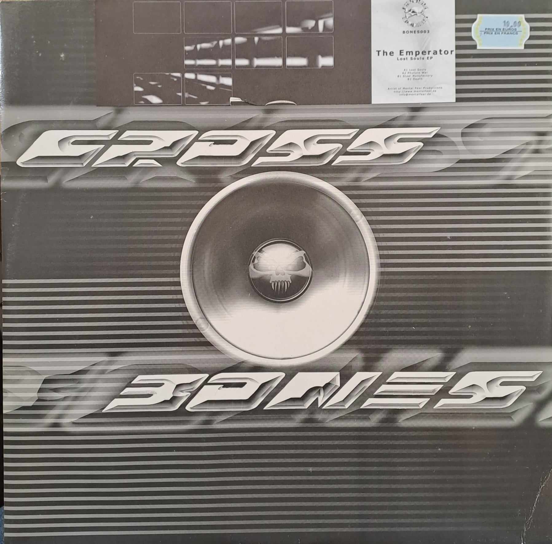 Crossbones 003 (une seule copie) - vinyle gabber